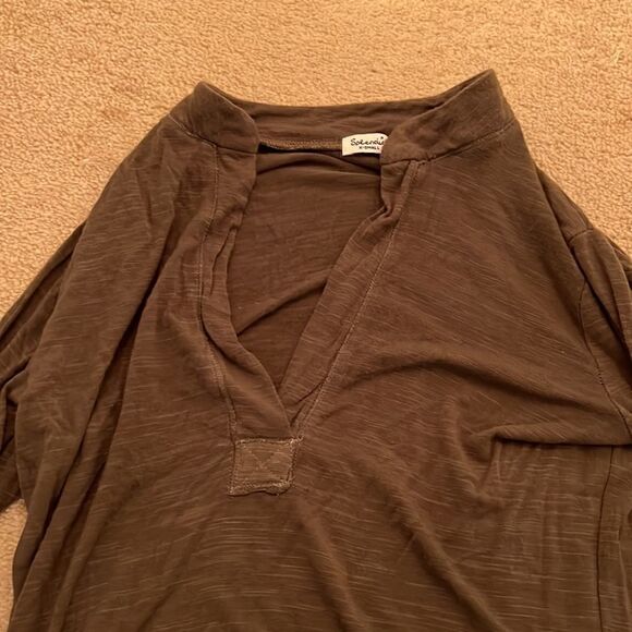 Splendid Olive Green XS Long Sleeve New - Picture 3 of 4